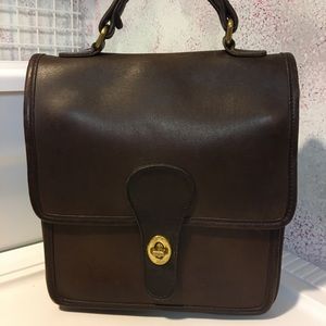 Coach Brown Station Bag